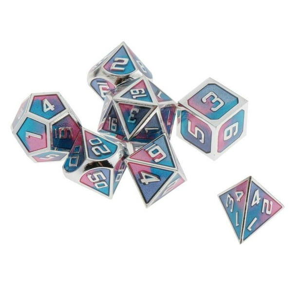 Polyhedral Dice Game D4 D6 D8 D10 D20 Dice for Dungeons&Dragons DND Game #9
